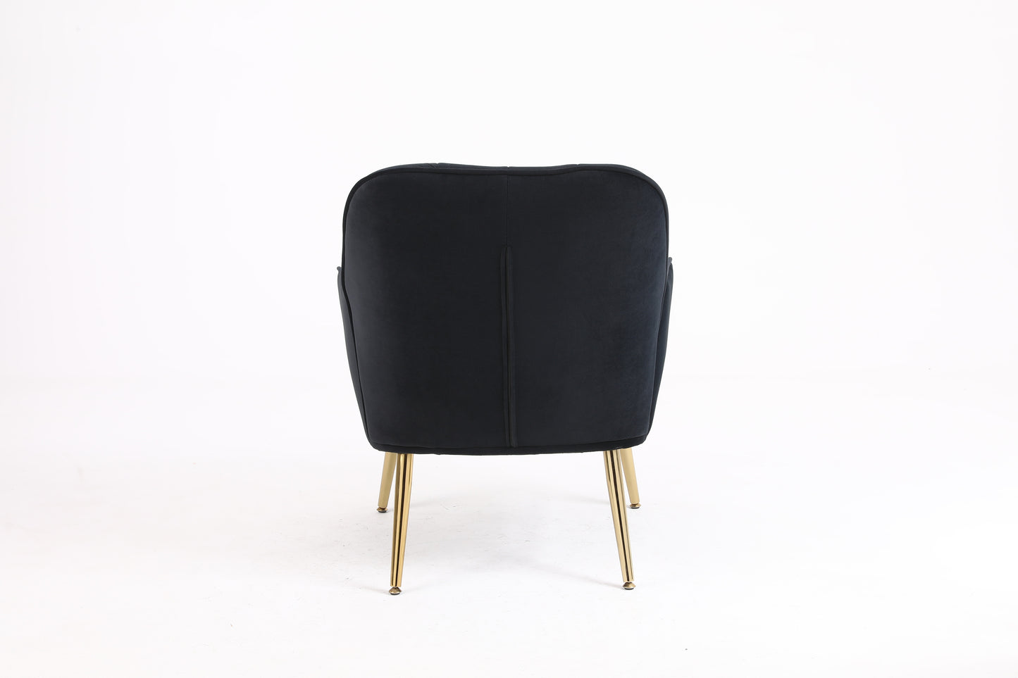 Modern Mid Century Chair velvet Sherpa Armchair for Living Room Bedroom Office Easy Assemble(NAVY)