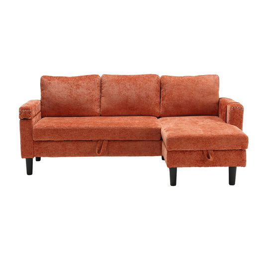 Sectional Sofa Reversible Sectional Sleeper Sectional Sofa with Storage Chaise