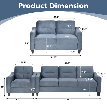 Couch Comfortable Sectional Couches set 1+2+3