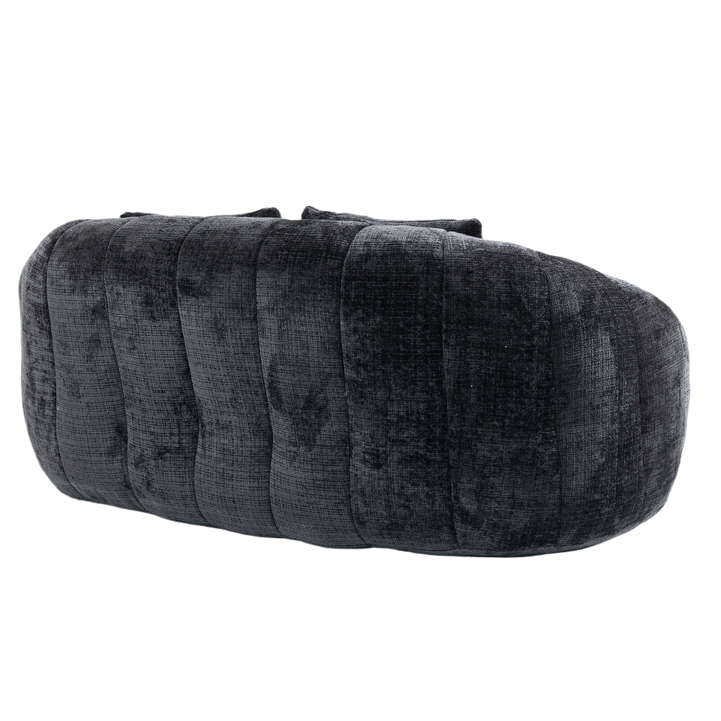 Bean Bag sofa Lazy Sofa Durable Comfort Lounger High Back Bean Bag Chair Couch for Adults and Kids, Indoor & Outdoor, Accent Floor Soft Lounge Chair (Black chenille)