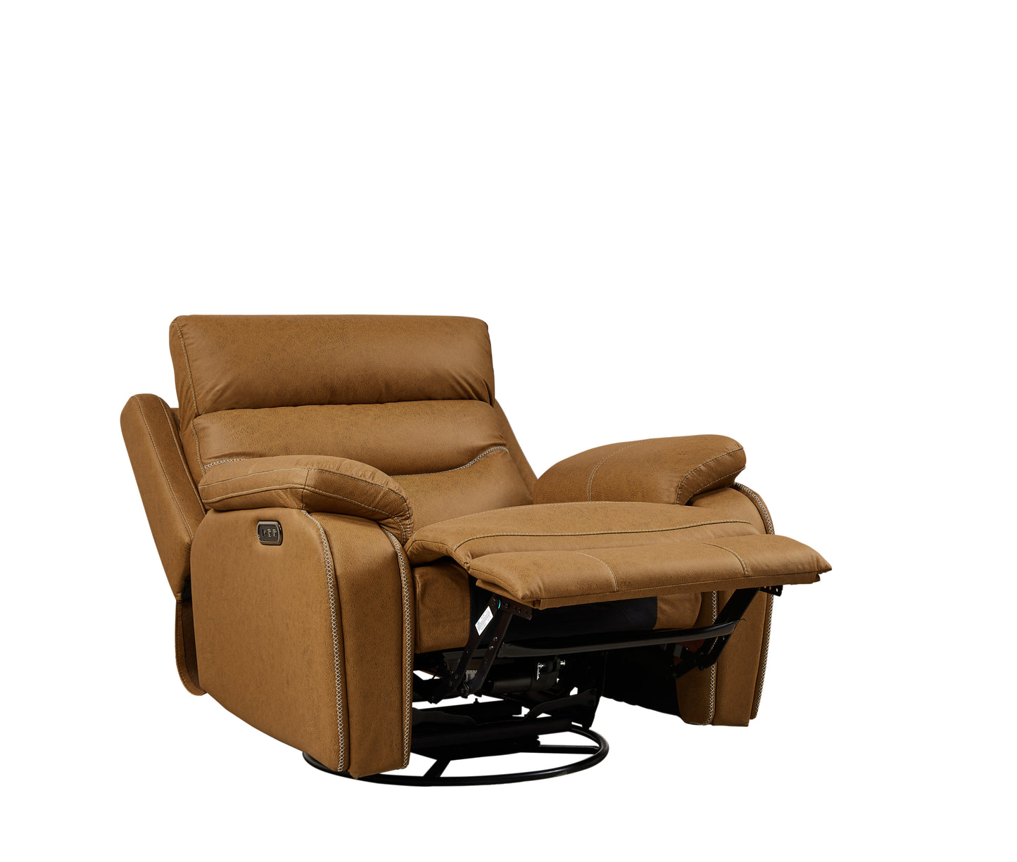 240 Degree Swivel Single Sofa Seat recliner Chair Infinite Position,Head rest with power function