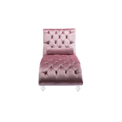 Leisure concubine sofa with acrylic feet