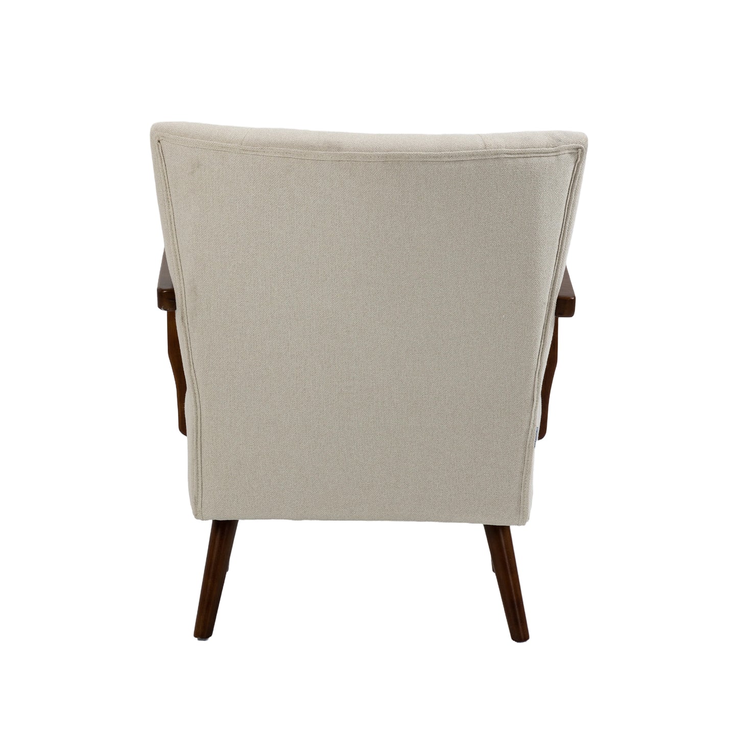 Wood Frame Armchair, Modern Accent Chair Lounge Chair for Living Room