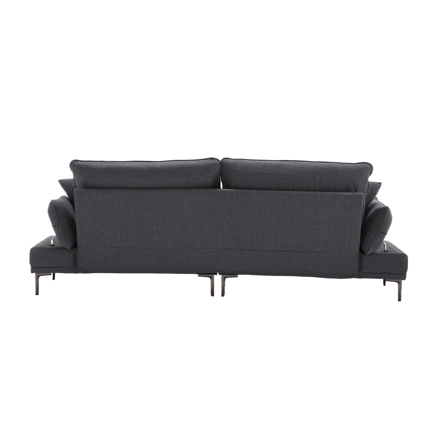 Linen Sofa, Accent sofa loveseat sofa with metal feet