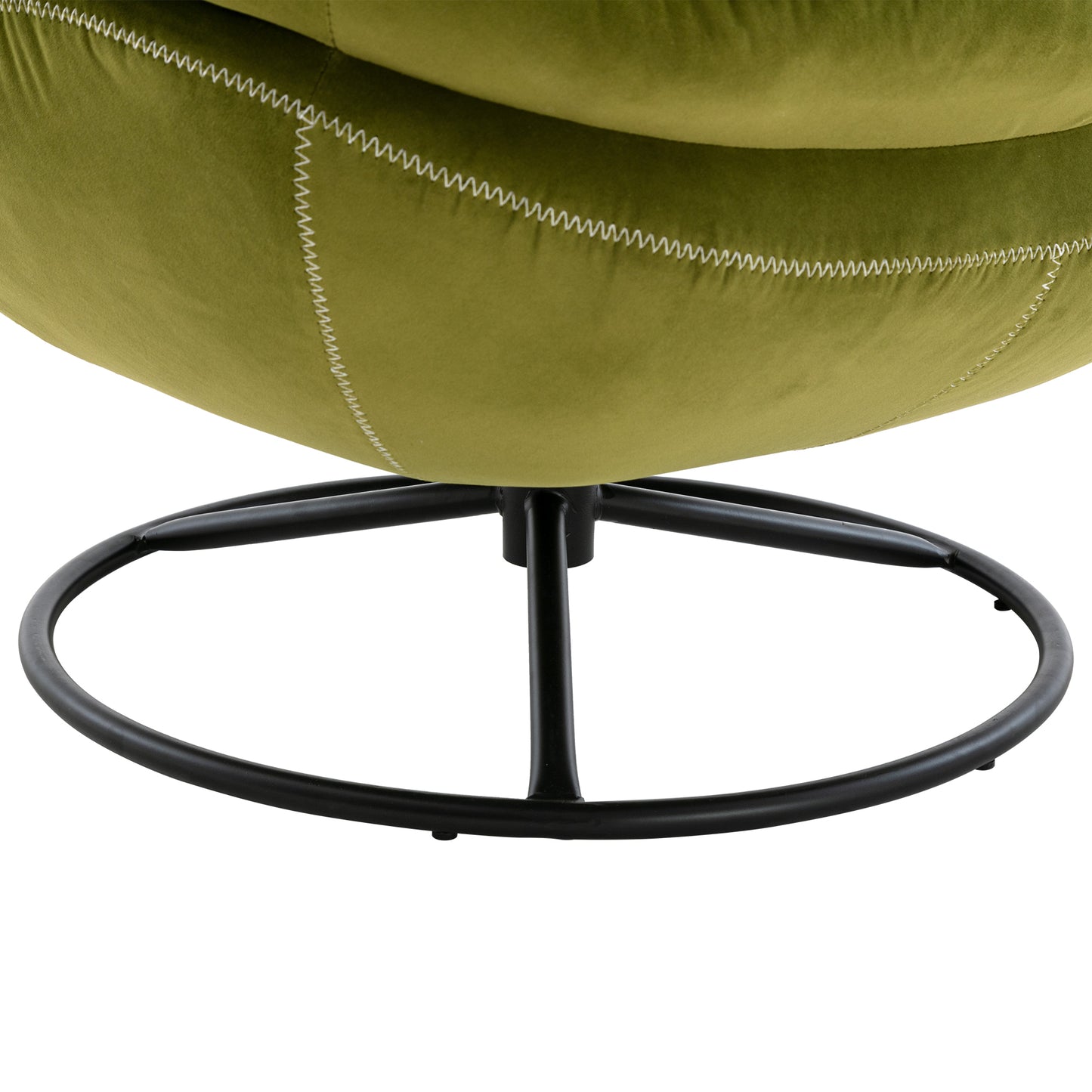 Accent chair TV Chair Living room Chair with Ottoman-FRUIT GREEN