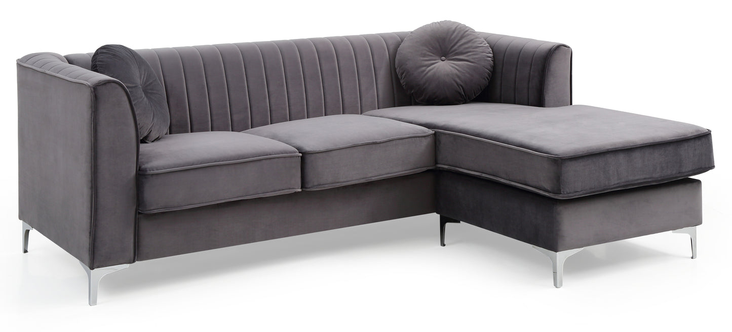 Sofa Chaise ( 3 Boxes), GRAY