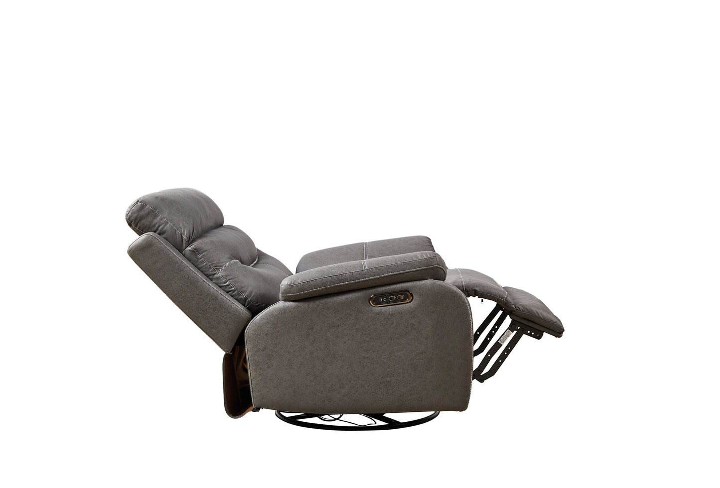 240 Degree Swivel Single Sofa Seat recliner Chair Infinite Position,Head rest with power function