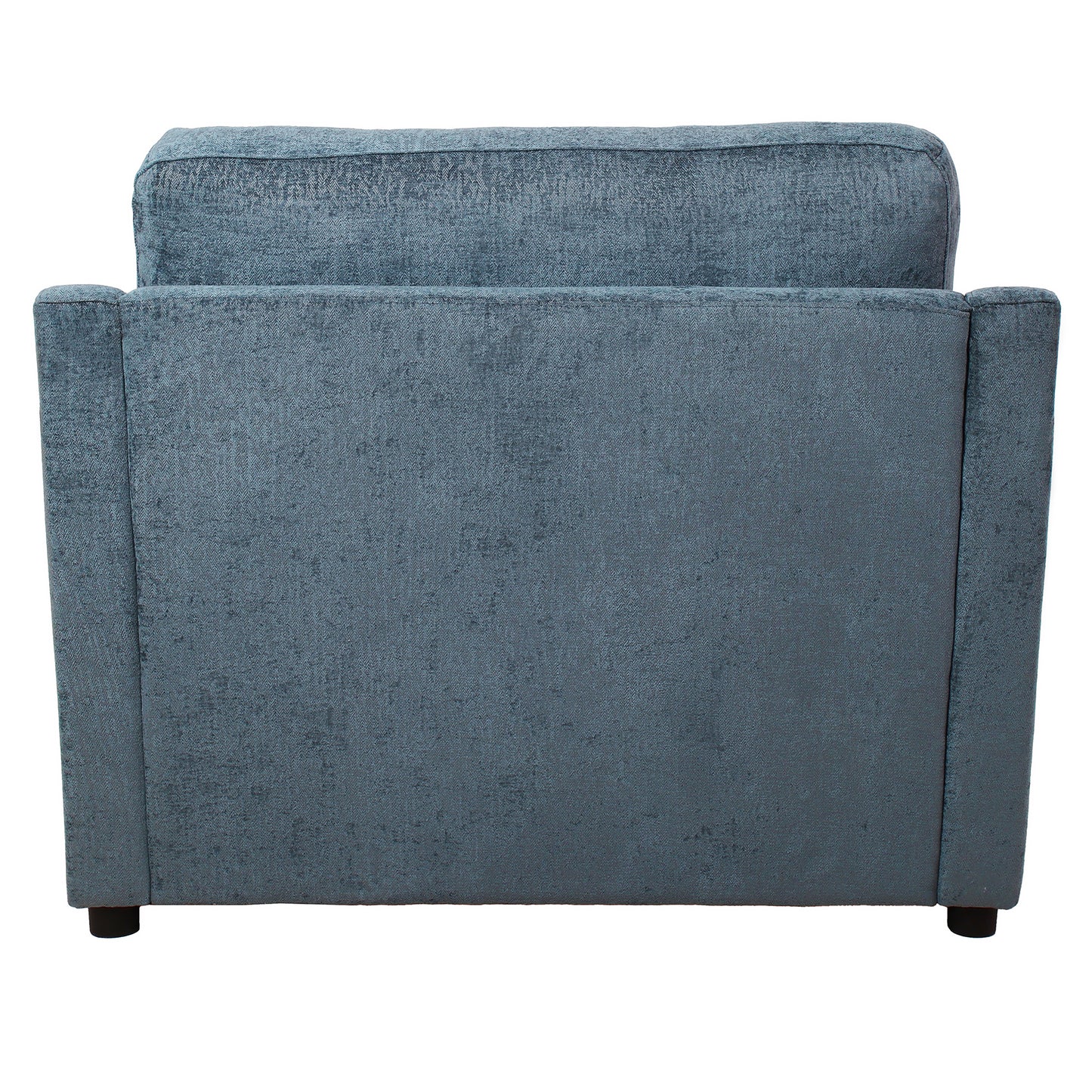 Oversized Accent Chair - Comfortable Armrest Cushions, Versatile Neutral Style, Elegant Design, Durable Frame blue