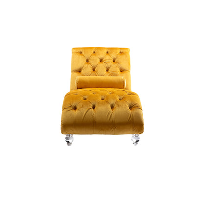 Leisure concubine sofa with acrylic feet