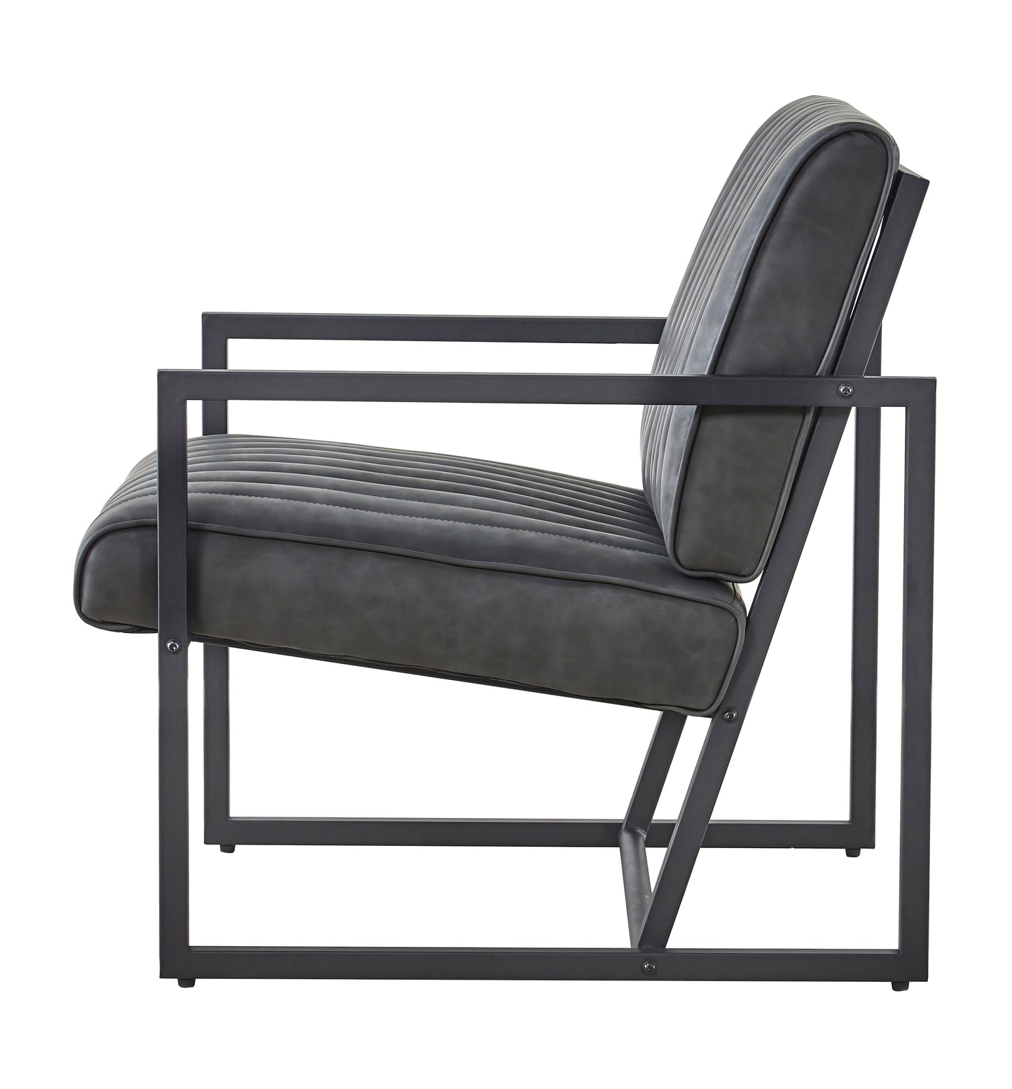 Modern design high quality PU(GREY)+ steel armchair，for Kitchen, Dining, Bedroom, Living Room