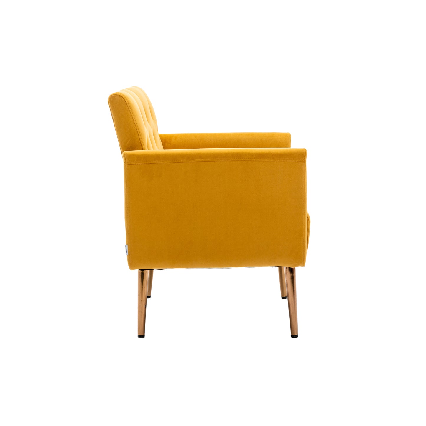 Accent Chair,leisure single sofa with Rose Golden feet