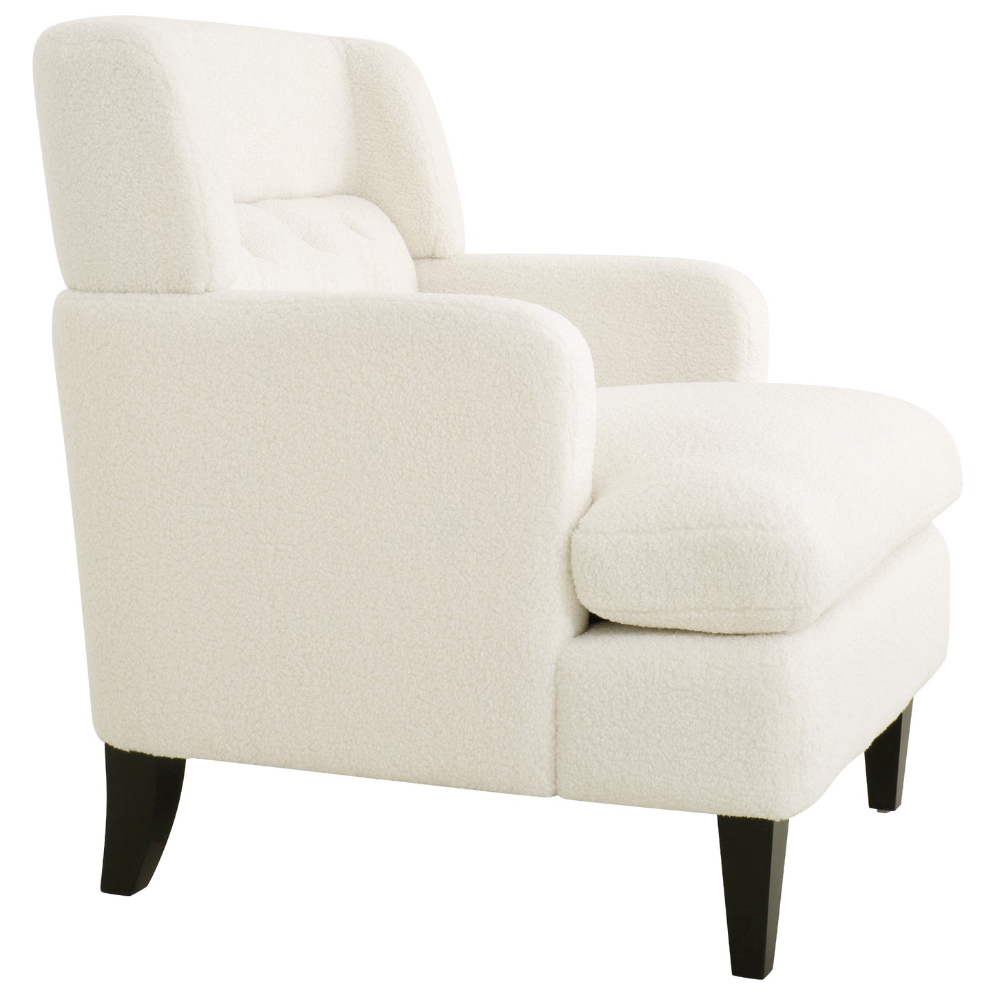 Upholstered Accent Chair Tufted Armchair for Living Room and Bedroom, Beige