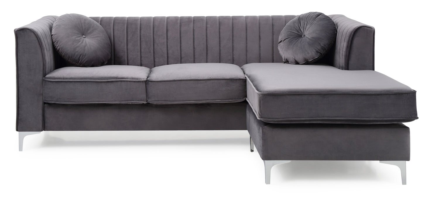 Sofa Chaise ( 3 Boxes), GRAY