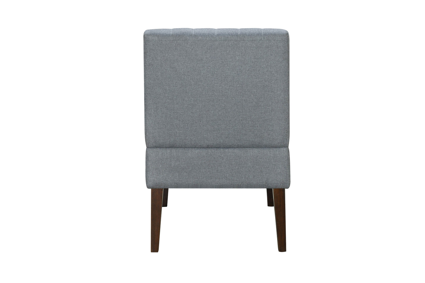 Comfortable Accent Chair 1pc Gray Fabric Upholstered Plush Seating Living Room Furniture Armless Chair