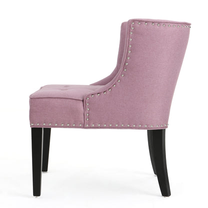 Fabric Occaisional Chair, Lavender Purple