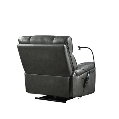 Recliner Chair with Phone Holder,Electric Power Lift Recliner Chair with 2 Motors Massage and Heat for Elderly, 3 Positions, 2 Side Pockets, Cup Holders