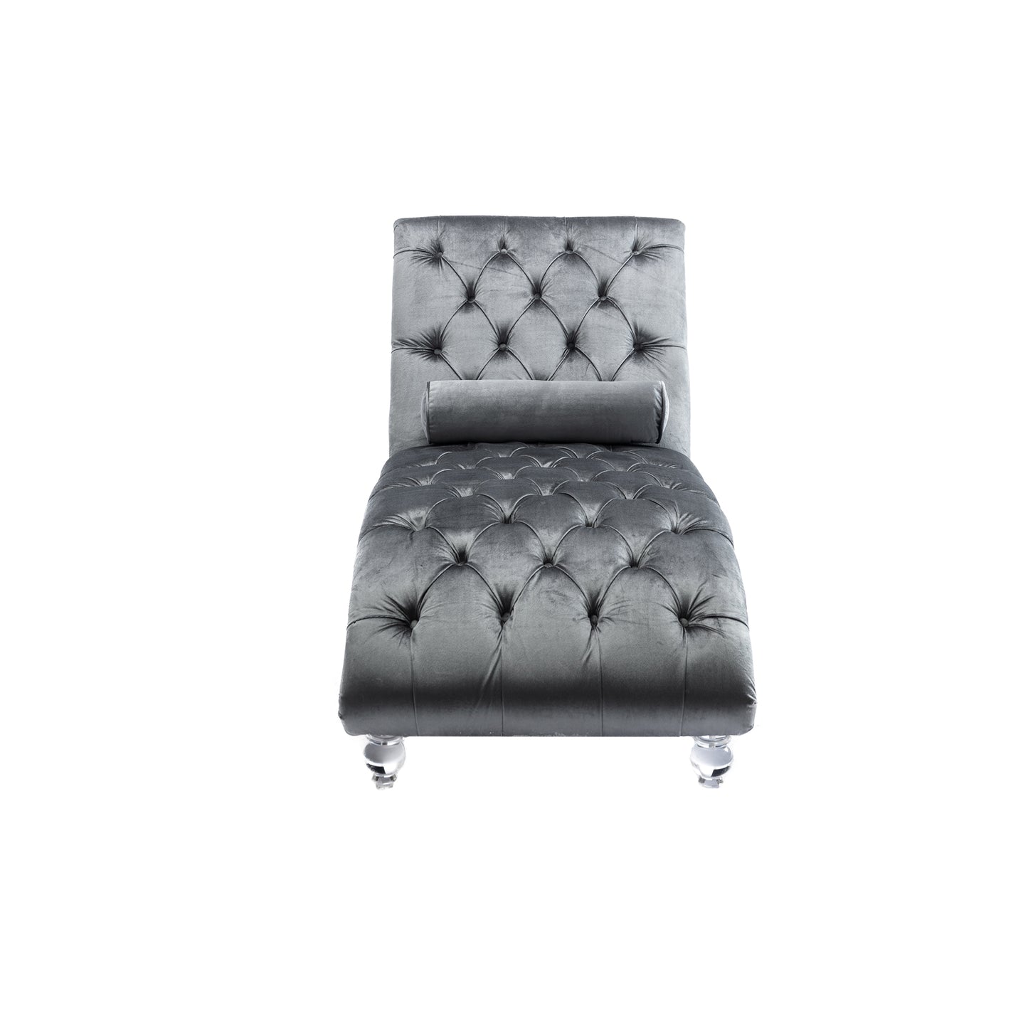 Leisure concubine sofa with acrylic feet