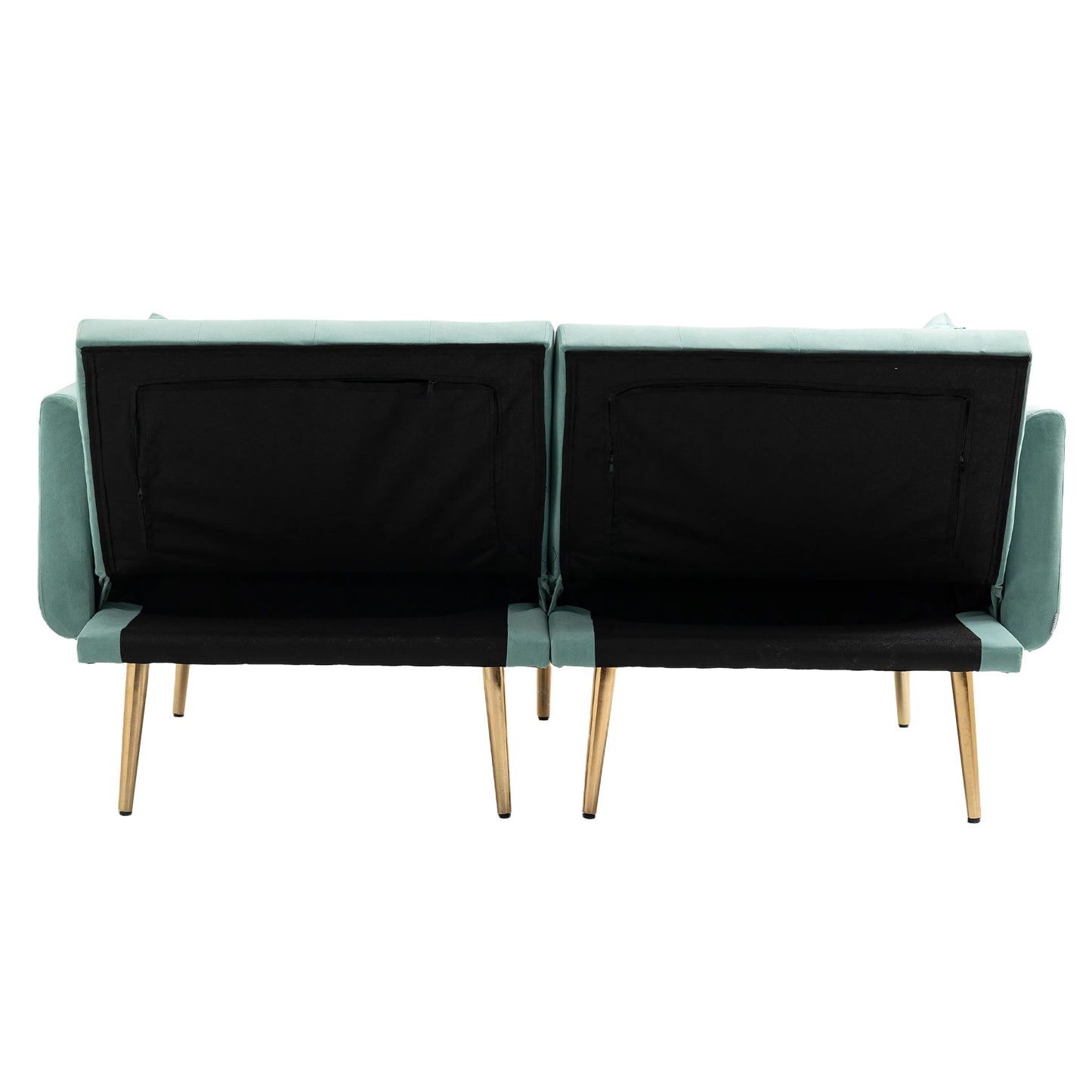 Velvet Sofa, Accent sofa .loveseat sofa with metal feet