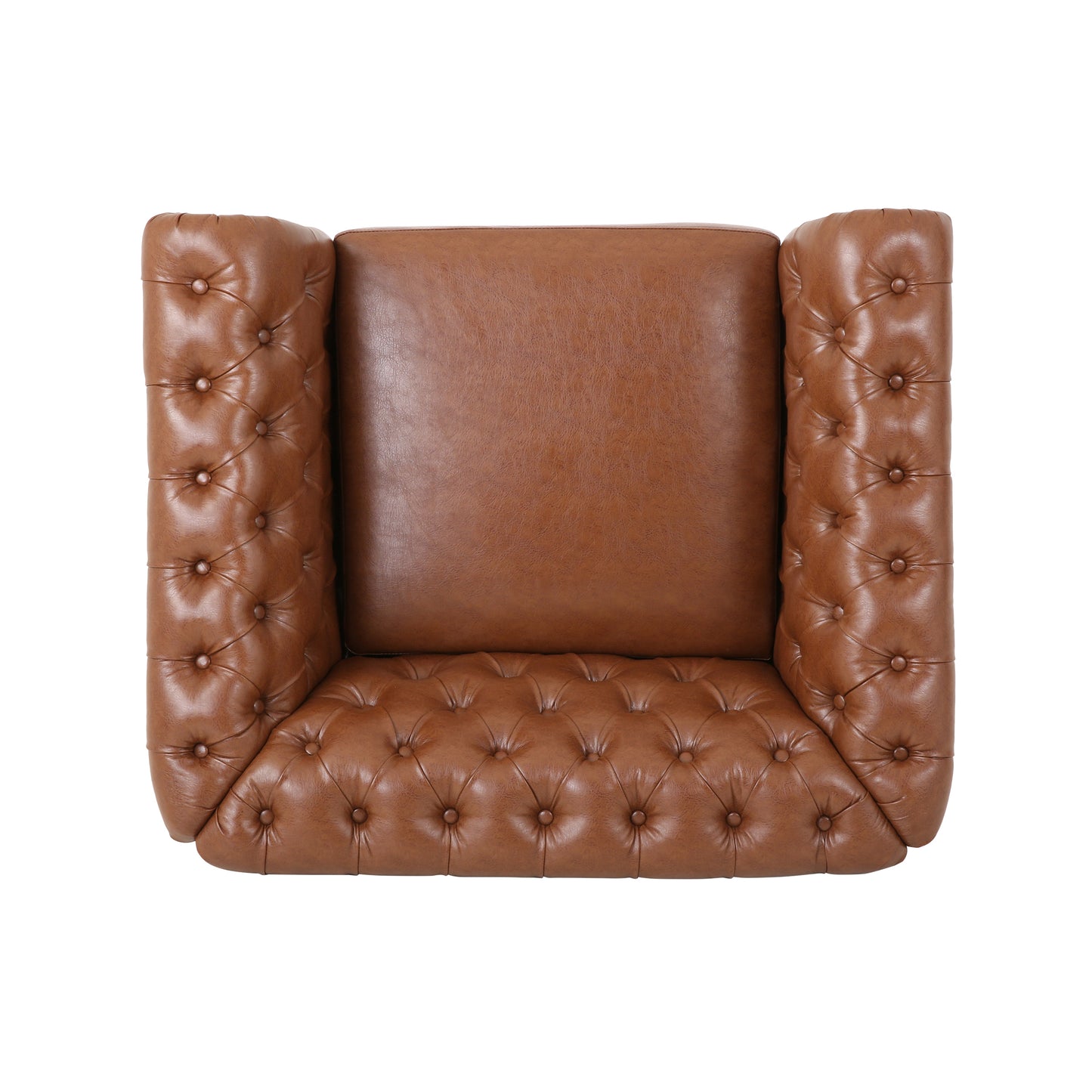 Tufted Accent Chair,PU,Living Room