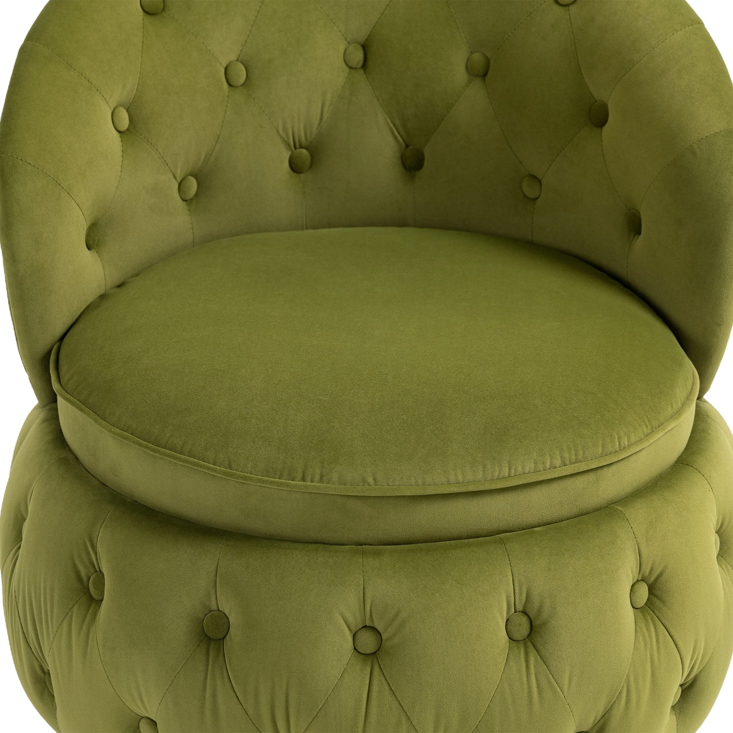 360 Degree Swivel Cuddle Barrel Accent Storage Chairs, Round Armchairs with Wide Upholstered, Fluffy Velvet Fabric Chair for Living Room, Bedroom, Office, Waiting Rooms