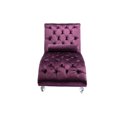 Leisure concubine sofa with acrylic feet