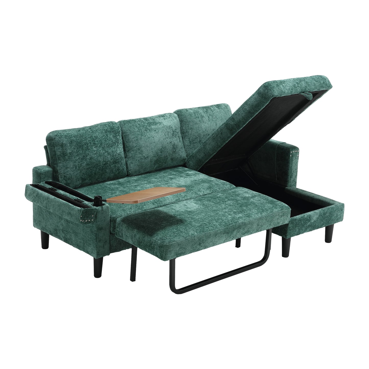 Sectional Sofa Reversible Sectional Sleeper Sectional Sofa with Storage Chaise