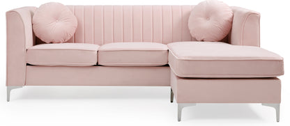 Furniture Delray G794B-SC Sofa Chaise ( 3 Boxes), PINK