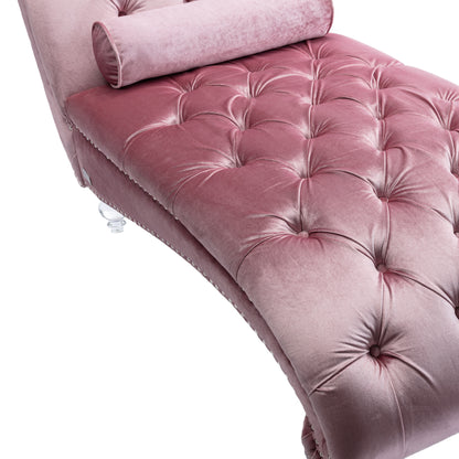 Leisure concubine sofa with acrylic feet