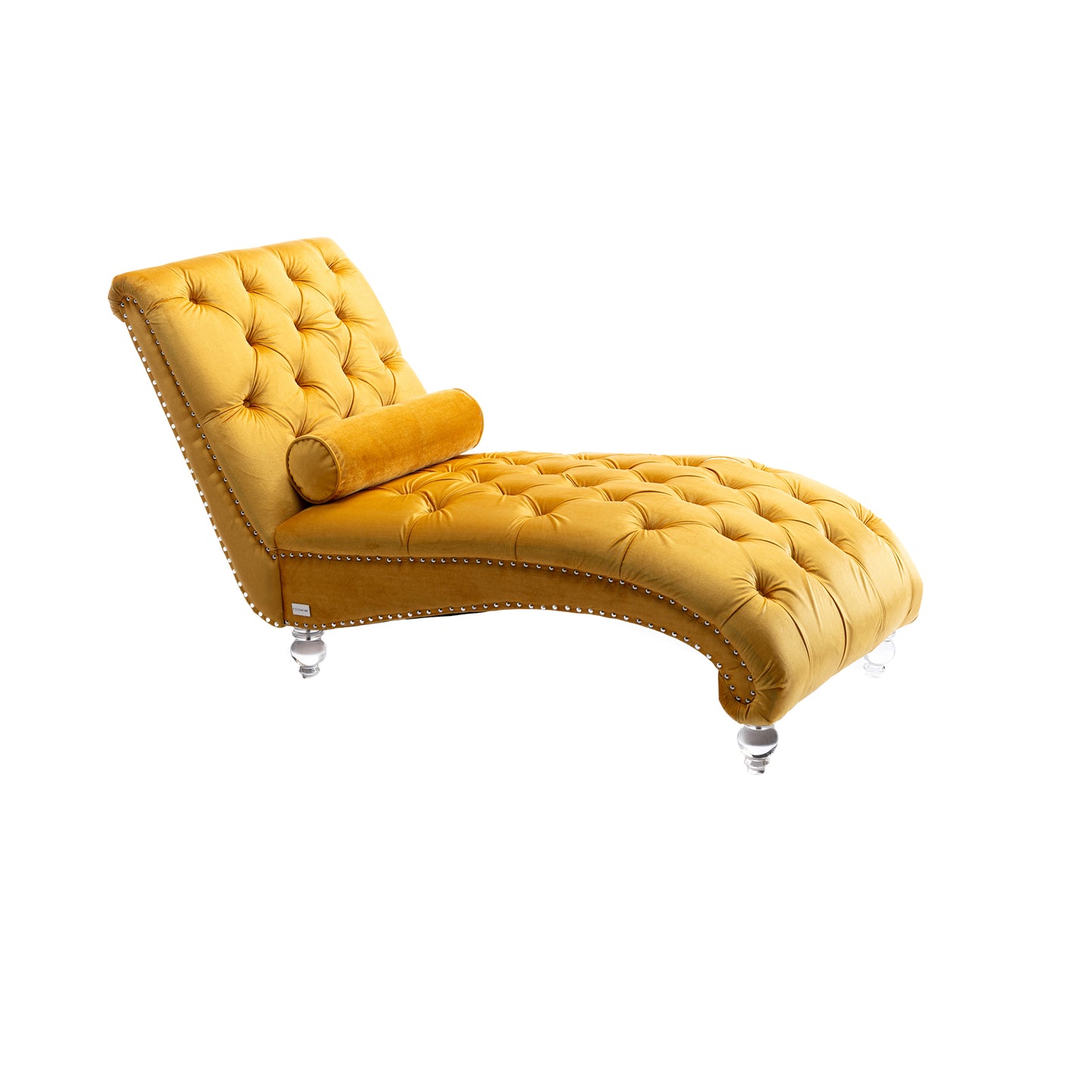 Leisure concubine sofa with acrylic feet