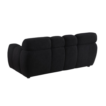 64.96 length,35.83" deepth,human body structure for USA people, marshmallow sofa,boucle sofa,2 seater, BEIGE BOUCLE