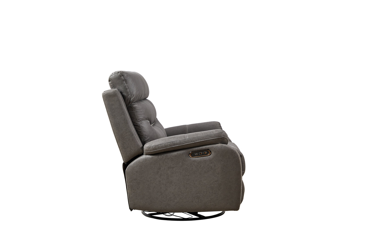 240 Degree Swivel Single Sofa Seat recliner Chair Infinite Position,Head rest with power function