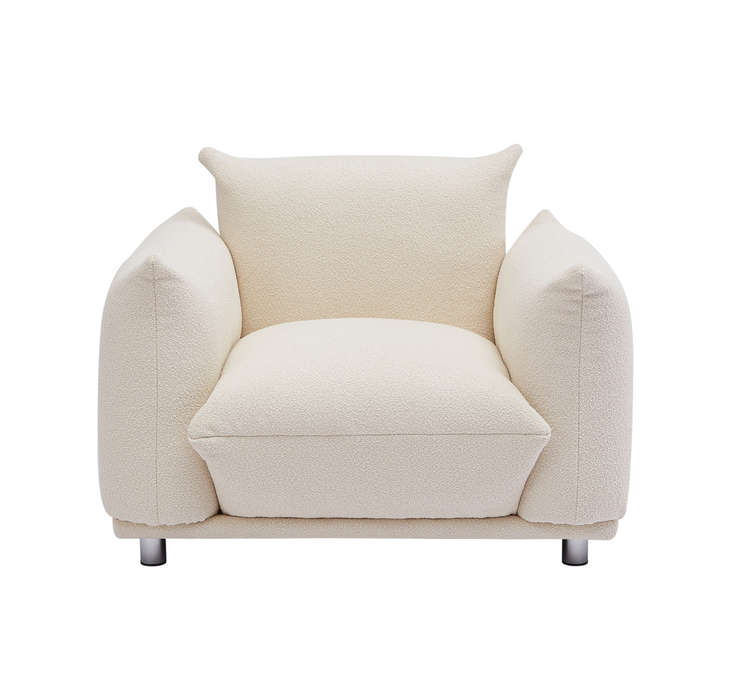 Accent Chair Single Sofa 42"W Accent Chair for Bedroom Living room Apartment, Beige