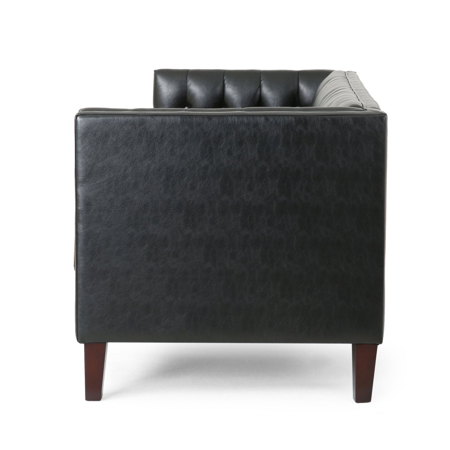 Comfy 3-seat Sofa with Tufted Back, Modern for Living Room