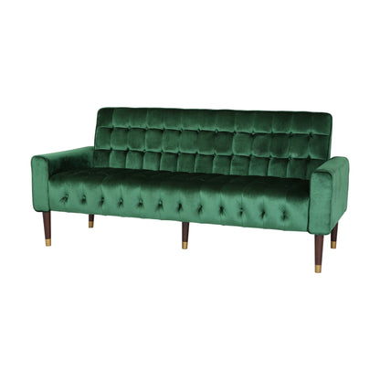 70 in. W Square Arms Velvet Straight Sofa,Living room and Study