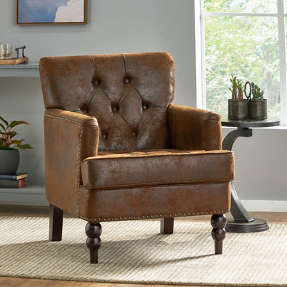 TUFTED CLUB CHAIR