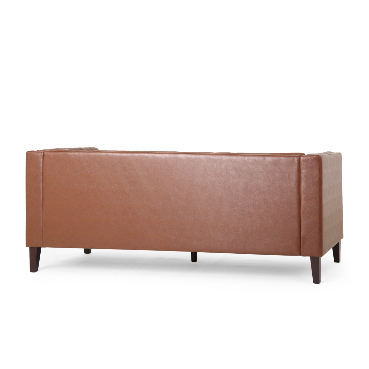 Comfy 3-seat Sofa with Tufted Back, Modern for Living Room