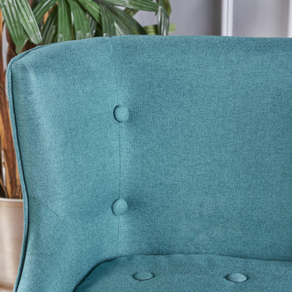 Fabric Occaisional Chair, Dark Teal