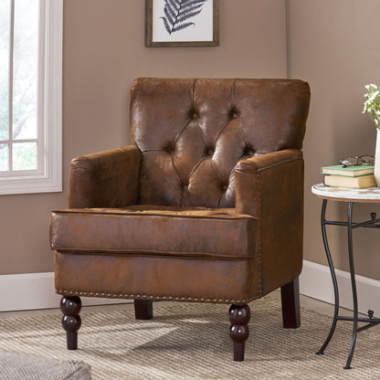 TUFTED CLUB CHAIR