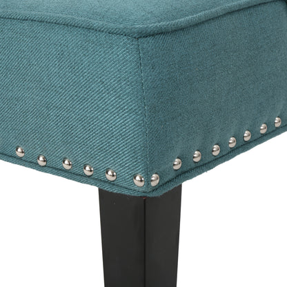 Fabric Occaisional Chair, Dark Teal