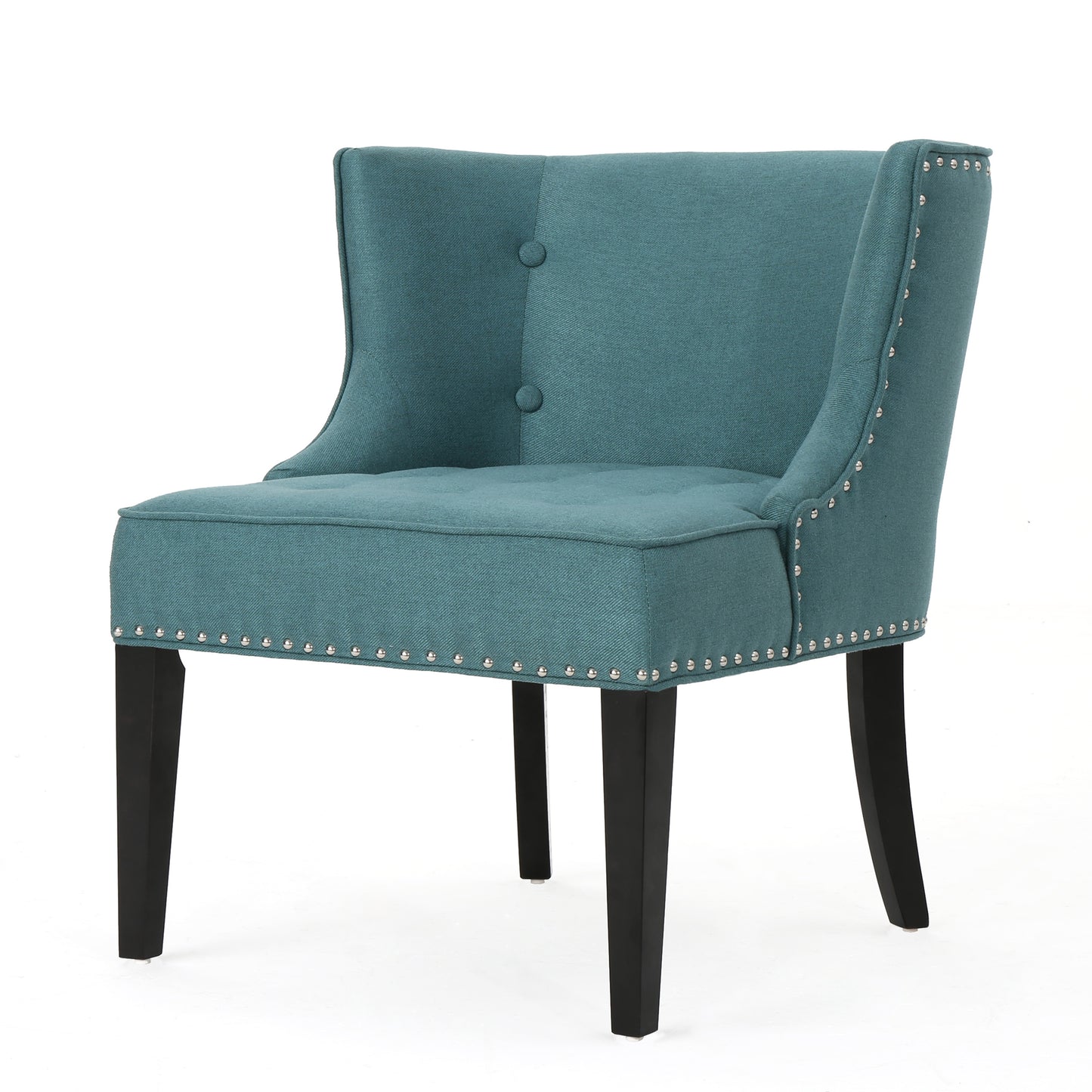 Fabric Occaisional Chair, Dark Teal