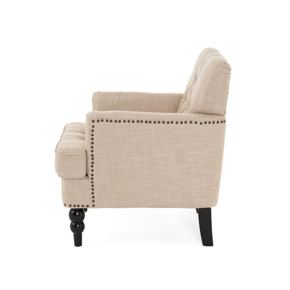 TUFTED CLUB CHAIR